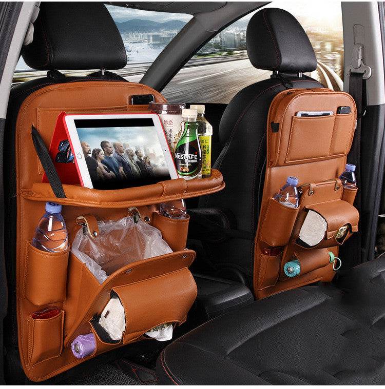 Car Seat Organizer with Trash Can – Multifunction - Pasha