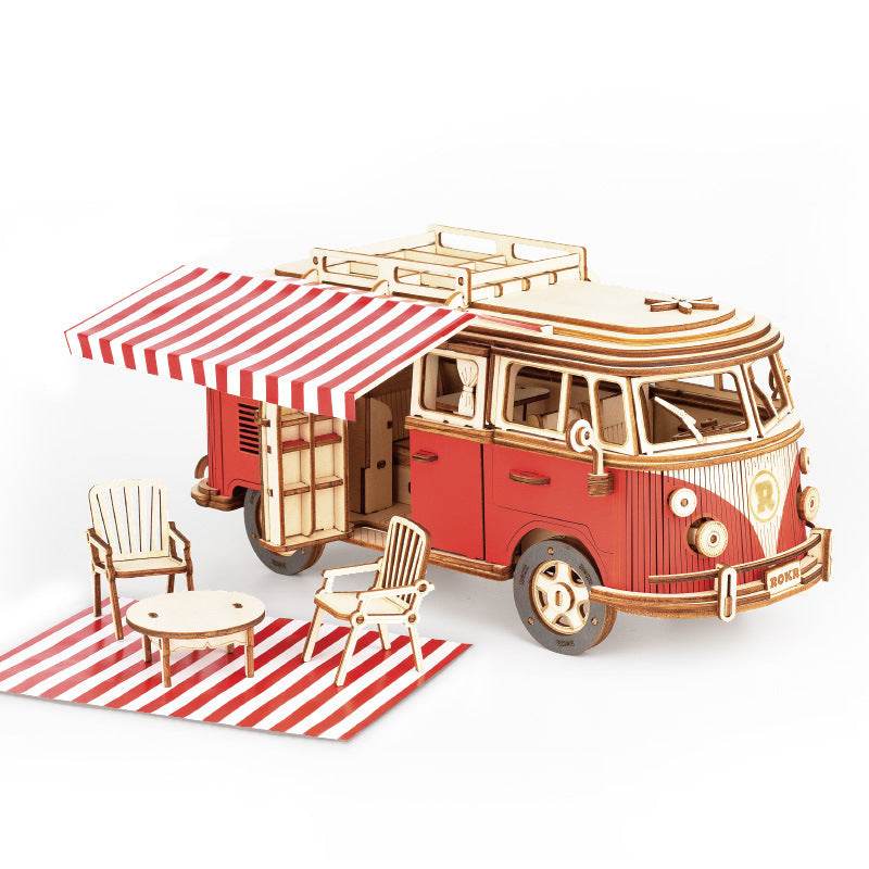 VW Camper DIY 3D Puzzle-Model Building - Pasha