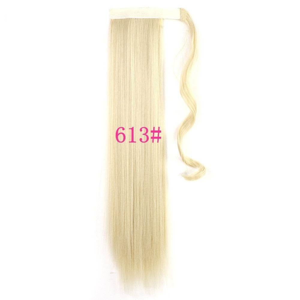 Long Straight Wrap Around Clip-In Ponytail Hair Extension – 22 Inch, Heat Resistant Synthetic Hair - Pasha