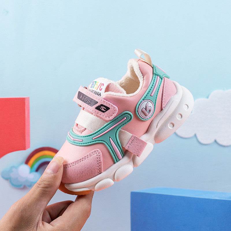Plush Sneakers for Babies and Toddlers – Breathable, Waterproof, and Slip-Resistant Shoes for Active Little Feet - Pasha