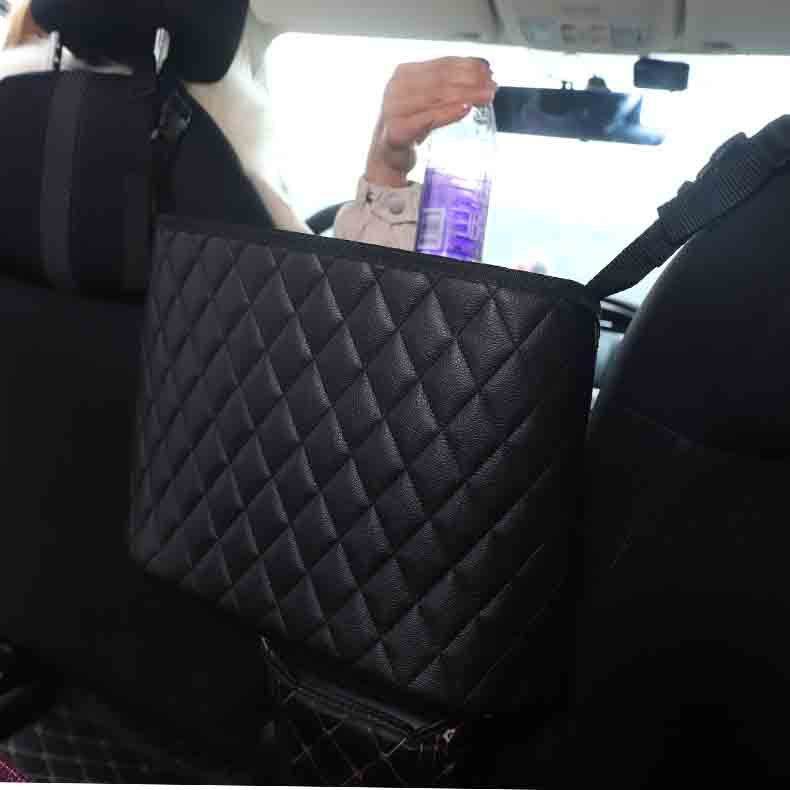 Versatile Car Storage Bag & Organizer with Multifunctional Car Cleaning Brush – Stylish Handbag Holder for Your Vehicle - Pasha