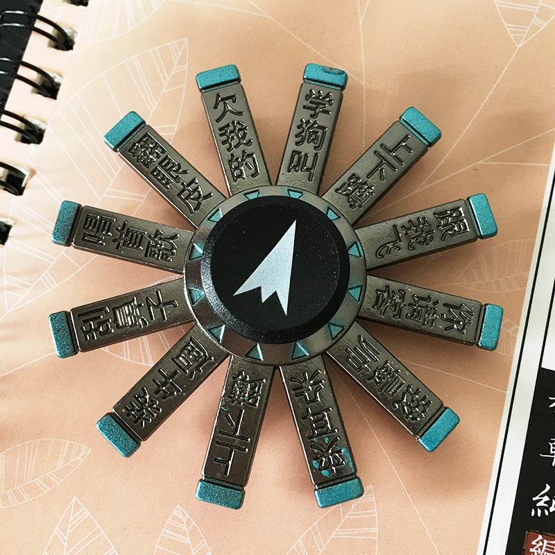 Fingertip Spinner-Colorful Zinc Alloy Decompression Toy - Pasha