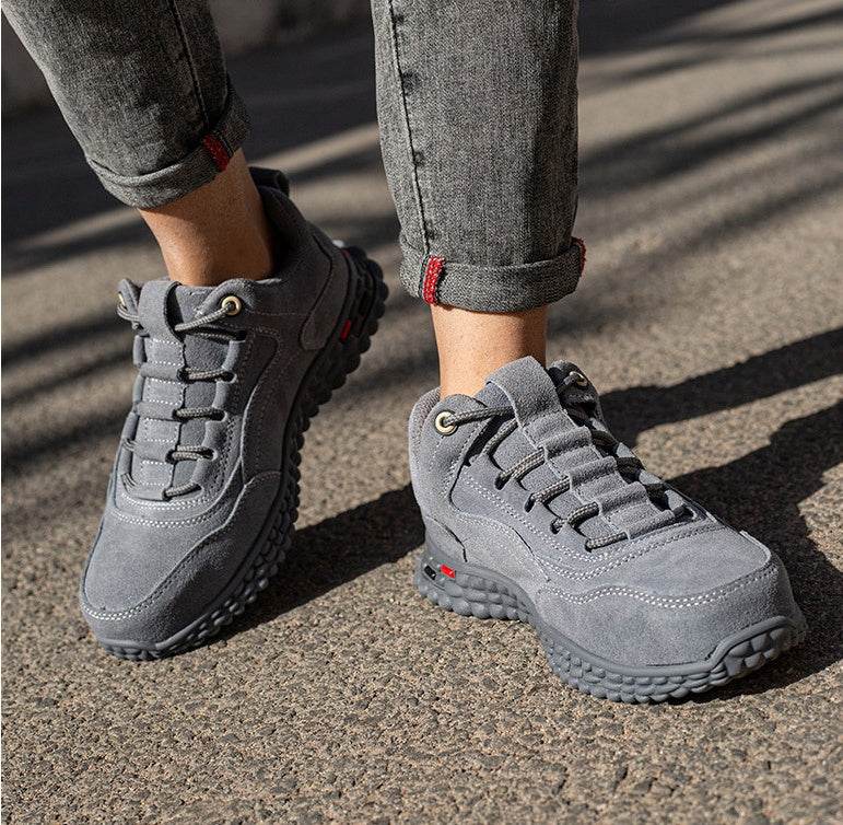 Men's Leather Safety Shoes – Durable Work Style - Pasha