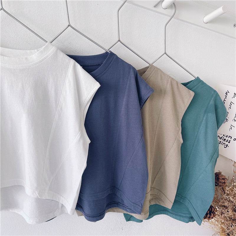 Summer Vest Children's Sleeveless T-Shirt – Perfect for Sunny Days - Pasha