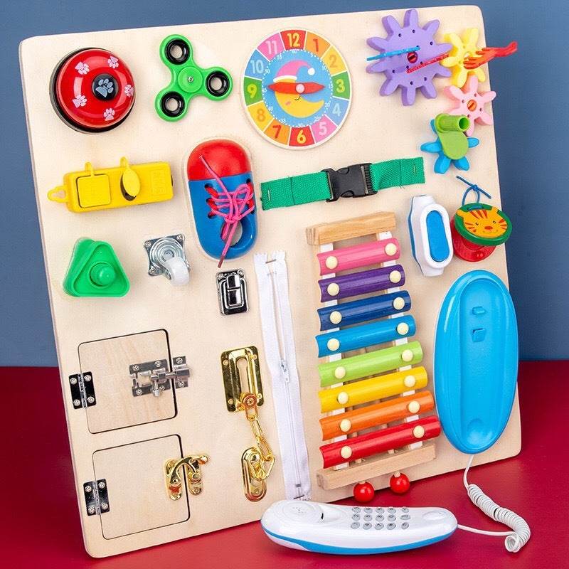 Montessori Busy Board – Educational Toy - Pasha