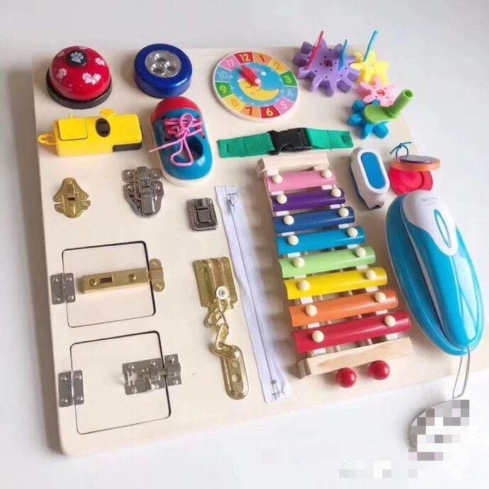 Montessori Busy Board – Educational Toy - Pasha