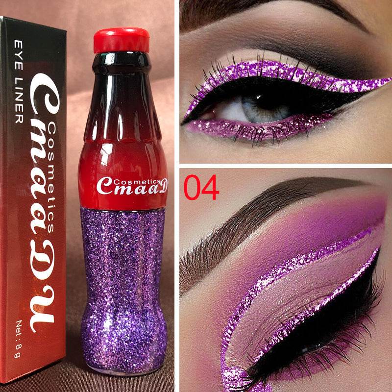 Colored Glitter Eyeliner – Waterproof & High Pigment - Pasha