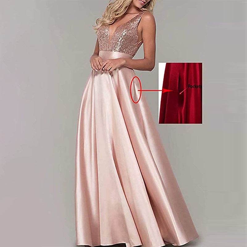 Sequined Evening Gown – Elegant Formal Dress - Pasha