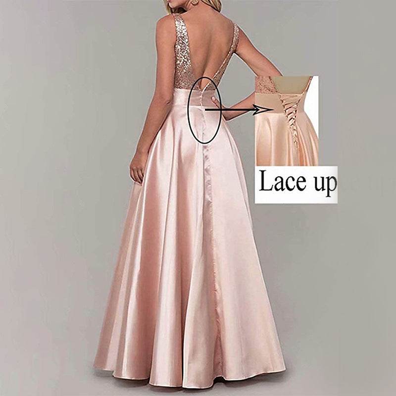 Sequined Evening Gown – Elegant Formal Dress - Pasha