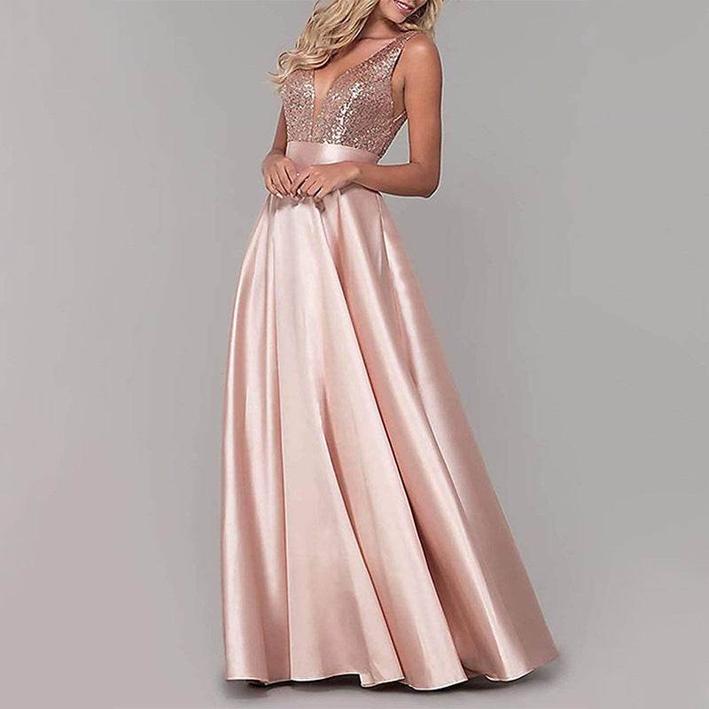 Sequined Evening Gown – Elegant Formal Dress - Pasha