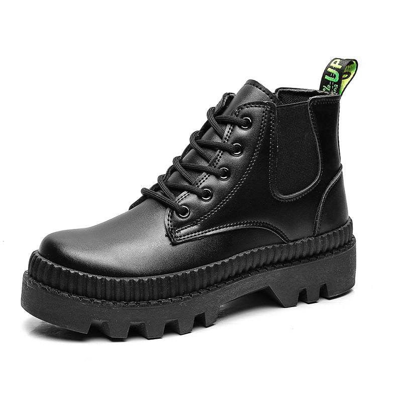 Men's Waterproof Leather Boots – Martin Style - Pasha