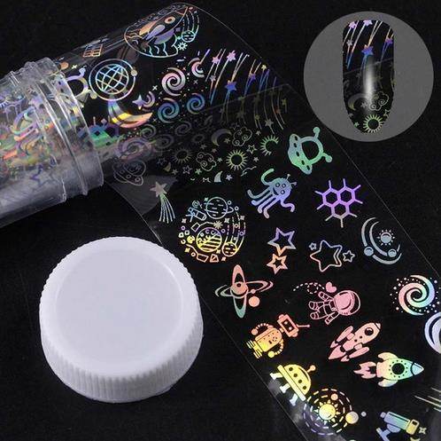 Premium Nail Stickers for Nail Art – 1 Meter Length, 4 cm Width, DIY Creative Designs - Pasha