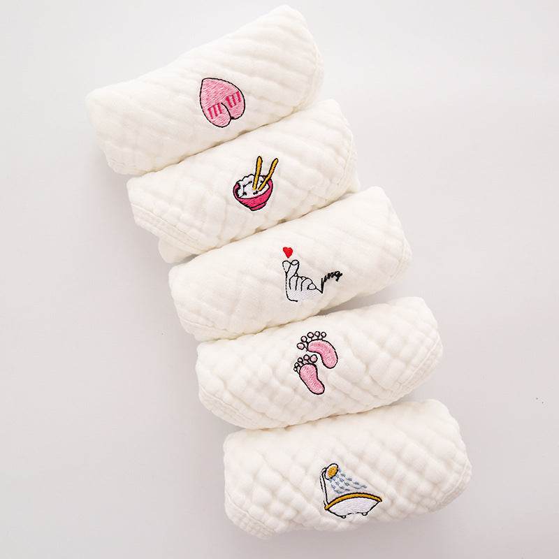 Embroidered Baby Bibs – Soft & Absorbent Drool Bibs - Pasha