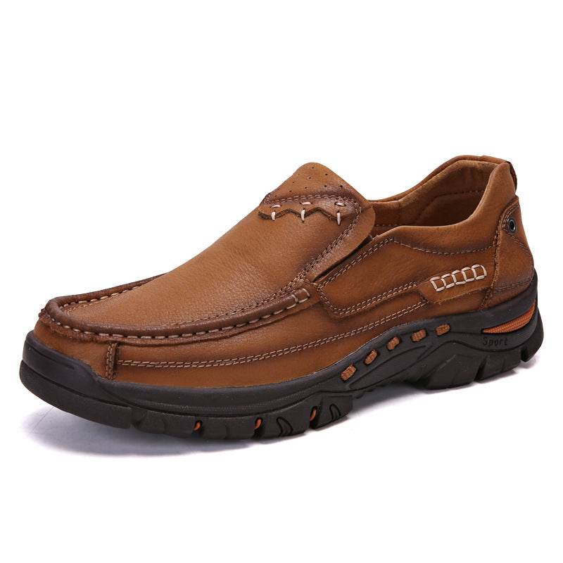 Top Layer Leather Shoes – Premium Men's Style - Pasha