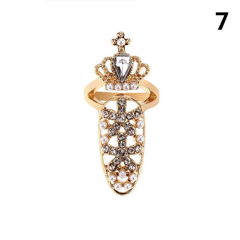 Diamond Nail Jewelry – Elegant Nail Decoration in Alloy/Silver/Gold - Pasha