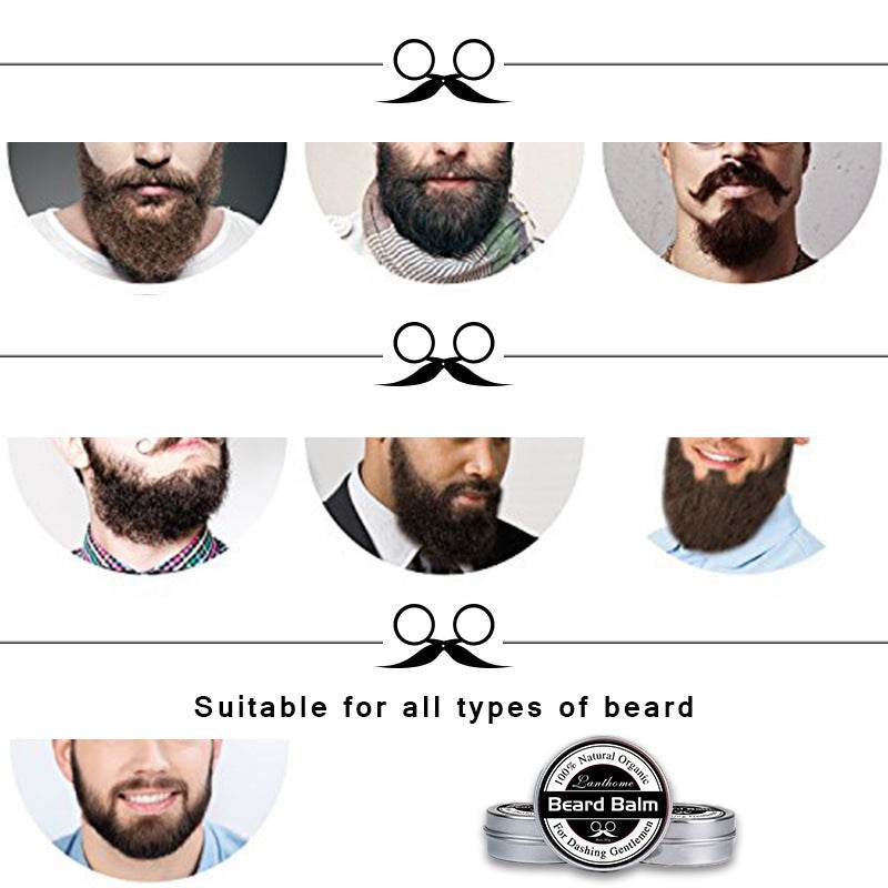 Beard Balm and Oil Set – Moisturizing & Styling Care for Soft and Healthy Beards - Pasha