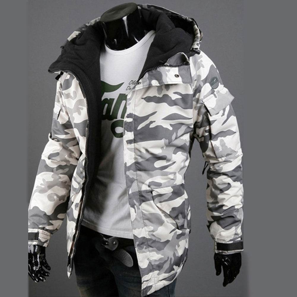 Men´s Casual Sport Hooded Jacket - cotton&military design - Pasha