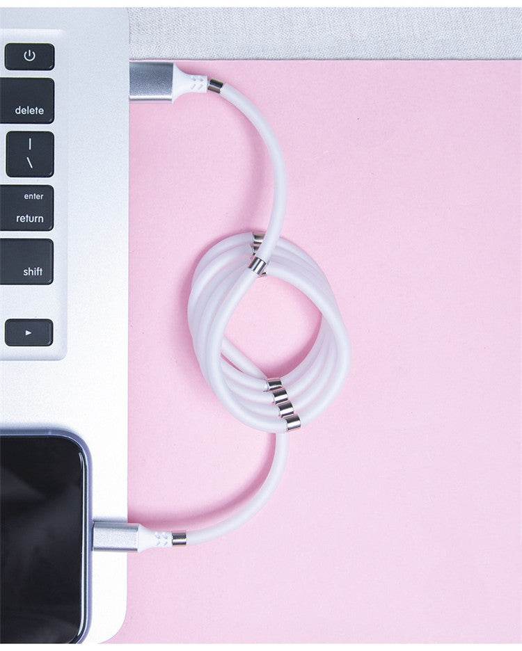 Magnetic Absorption Nano Data Cable for Apple Devices – Fast Charging & Reliable Data Transfer - Pasha