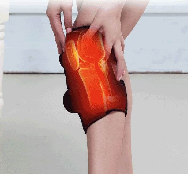 Knee Vibration Massager – Portable Joint & Muscle Pain Relief Device with Heat and Magnet Therapy - Pasha