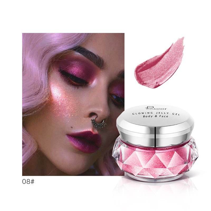 Rainbow Highlighter Jelly Gel – Radiant Makeup for Every Occasion by Pudaier - Pasha