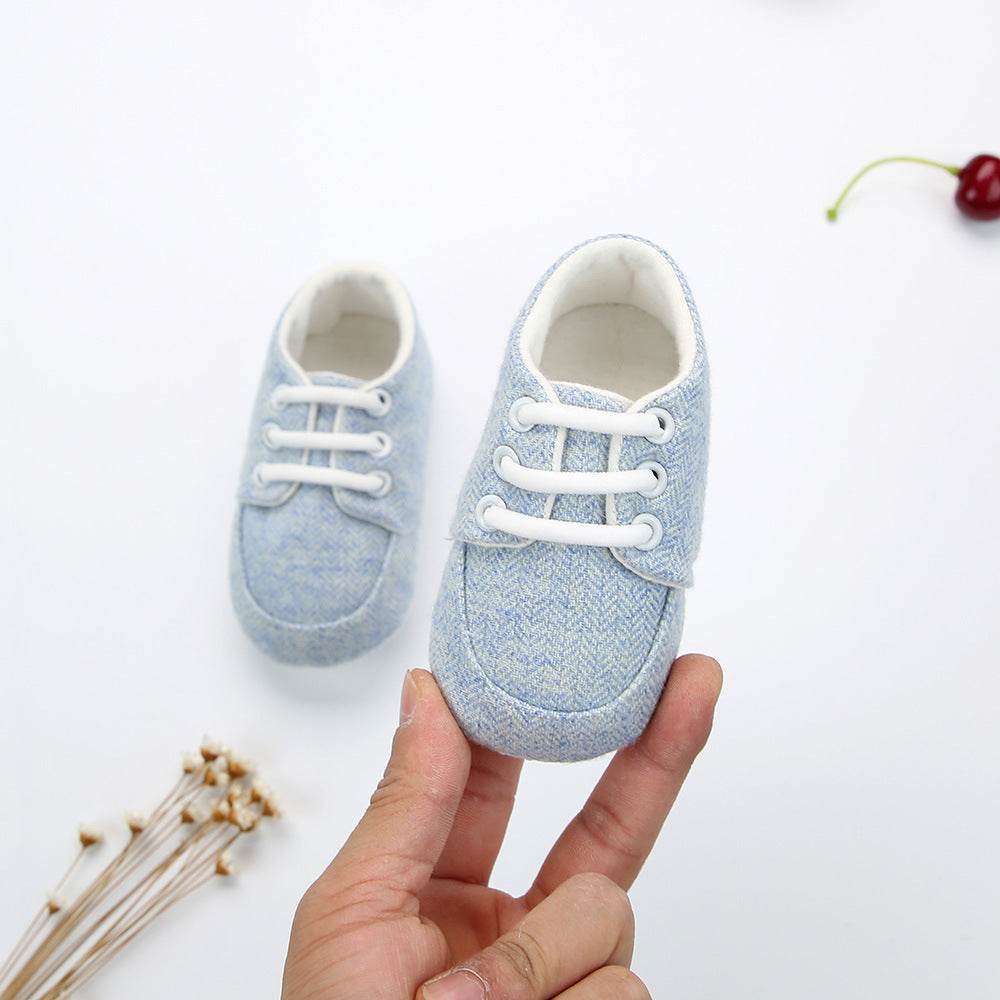 Baby Leinwand Kleinkind Schuhe – Atmungsaktive und rutschfeste Schuhe für Kleinkinder - Pasha
