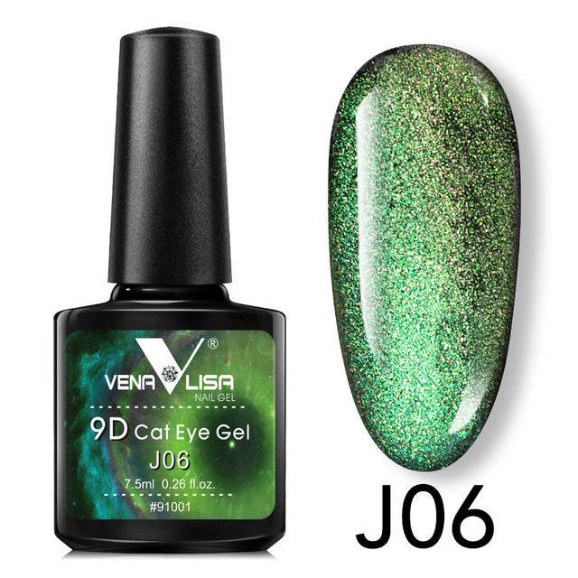 Venalisa 9D Gel Polish Cat Eye Magic – Galaxy Starry Magnetic Multicolor 5ml - Pasha