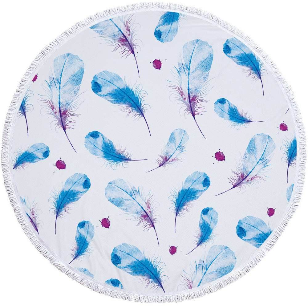 Round Beach Towel – Soft & Printed Designs - Pasha