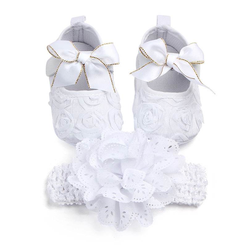 Children's Photoshoot Shoes Set – Comfortable & Stylish Shoes for Toddlers with Embroidery & Bow Designs - Pasha