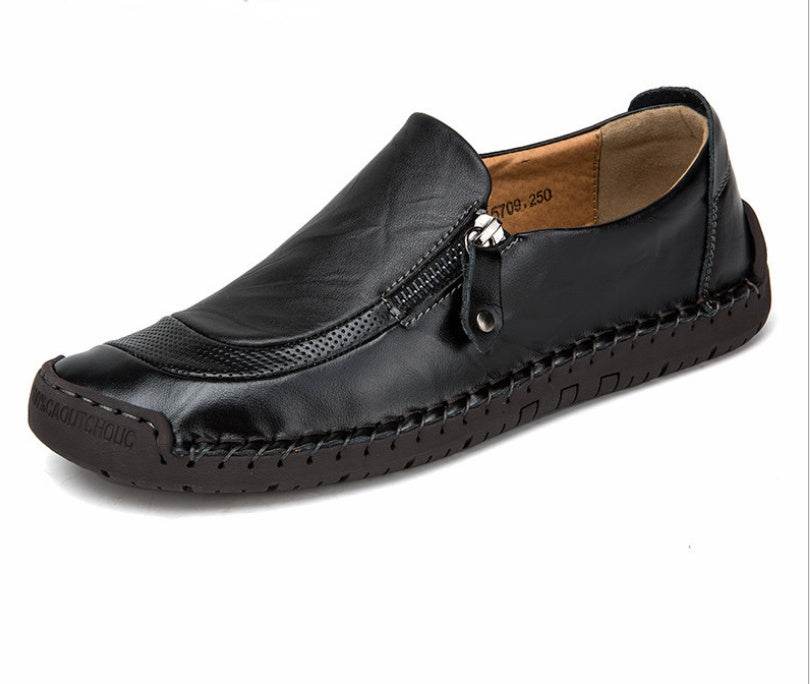 Men's Large Size Leather Shoes – Handcrafted Quality - Pasha