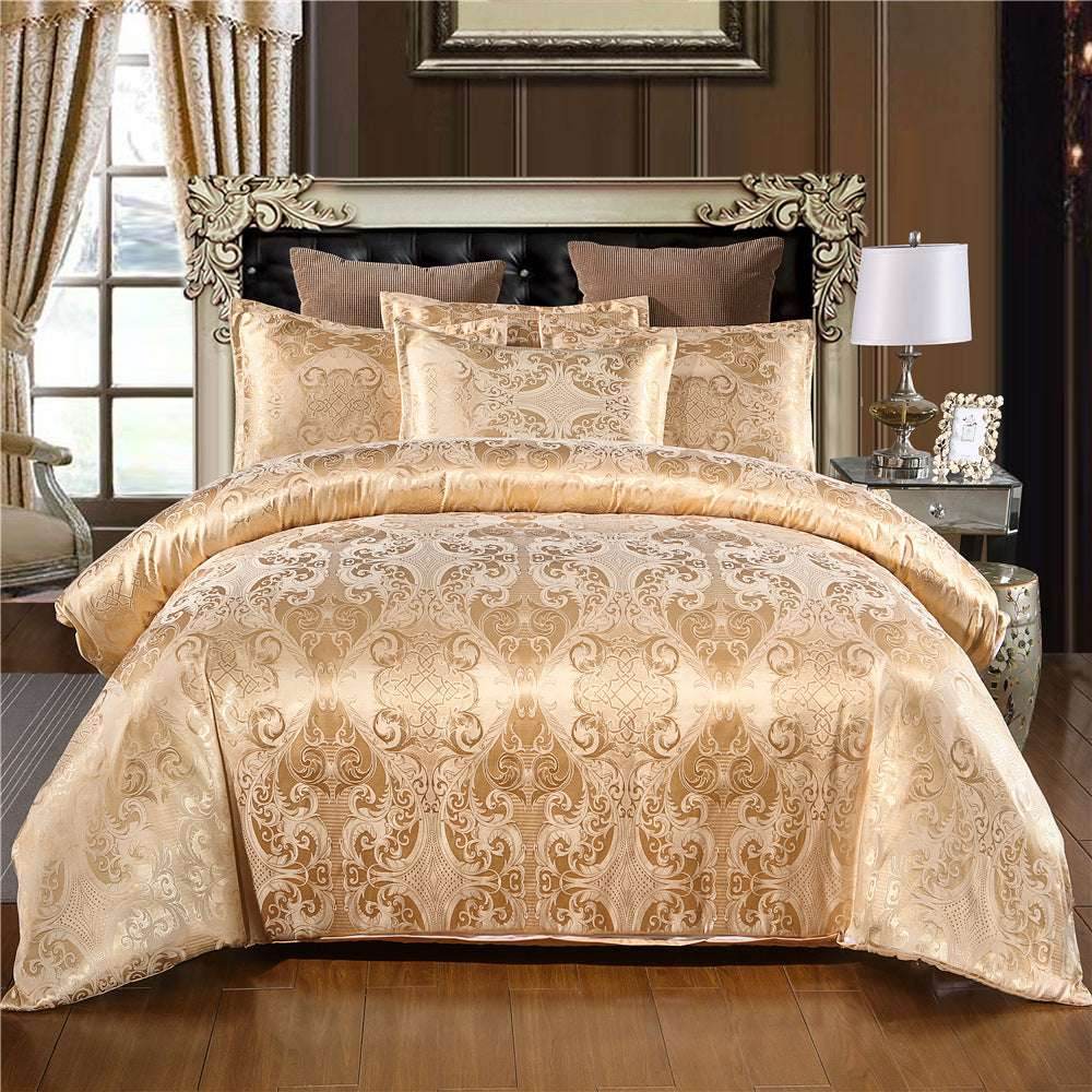 Personalized Polyester Bedding Set – Luxury Quilt Cover - Pasha