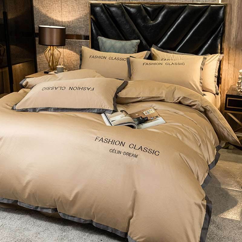 Personalized Cotton Bedding Set – Embroidered Quilt - Pasha
