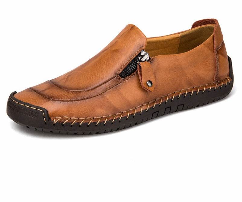 Men's Large Size Leather Shoes – Handcrafted Quality - Pasha