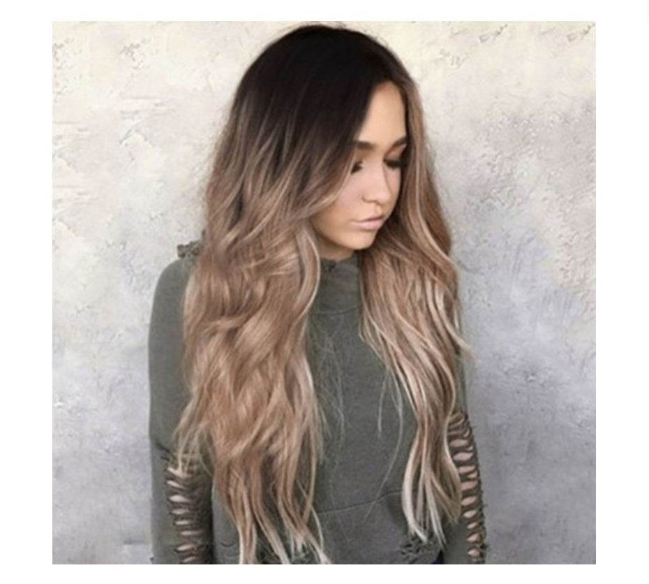 Gradient Long Curly Wig – 70 cm & Glamorous Style - Pasha