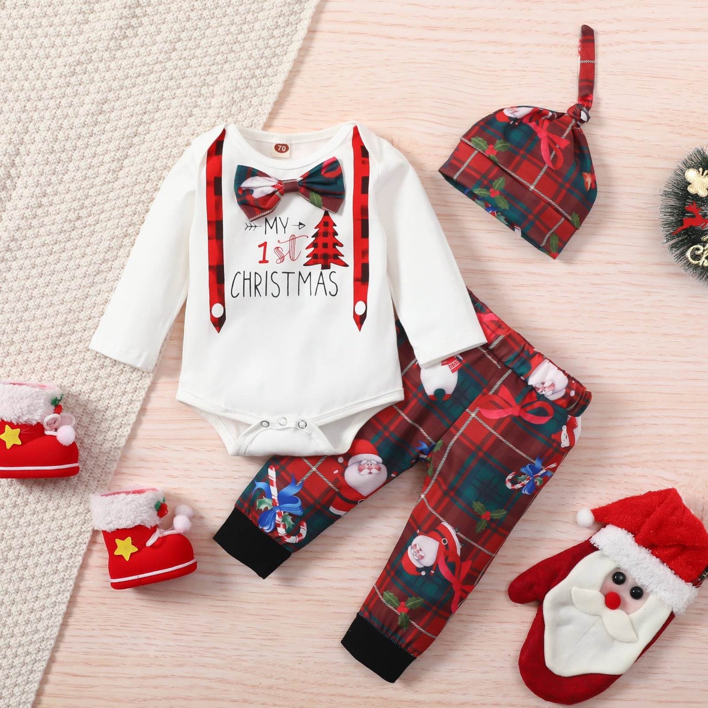 Infant Christmas Long-Sleeve Set – Cozy and Stylish Children’s Clothing - Pasha
