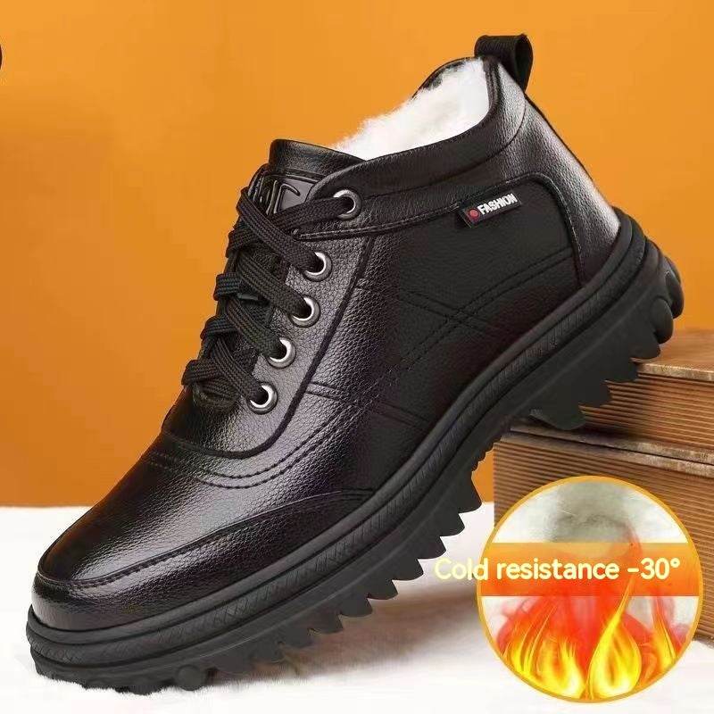 Men's Fleece Lined Shoes – Warm Winter Comfort - Pasha
