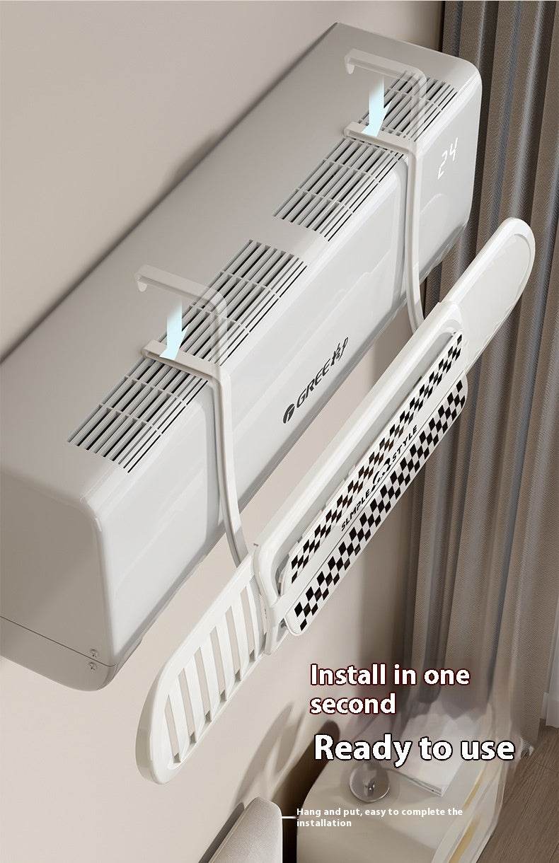 Universal Retractable Wind Deflector for Air Conditioners - Anti-Direct Blast Suspension - Pasha