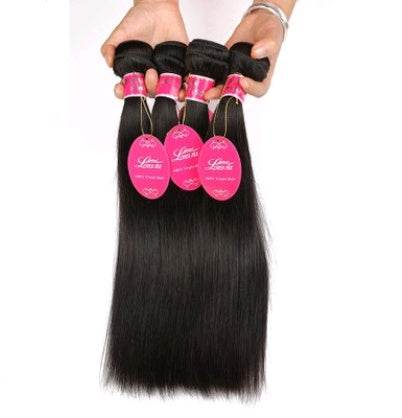 Real Human Hair Wig – Straight Wave, Natural Color, Elegant Look - Pasha