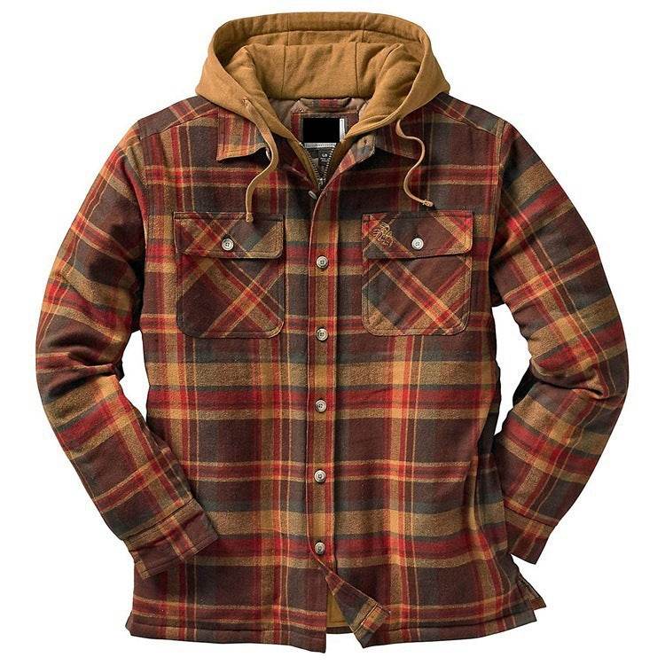 Men´s Retro Hooded Jacket Coat Shirt-style and comfort - Pasha