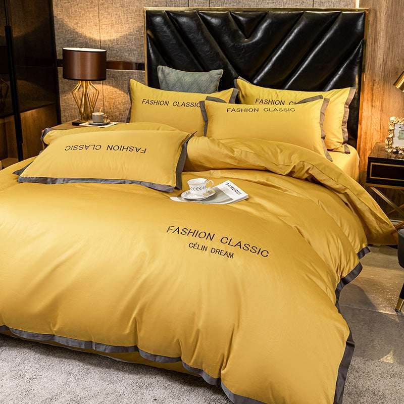 Personalized Cotton Bedding Set – Embroidered Quilt - Pasha