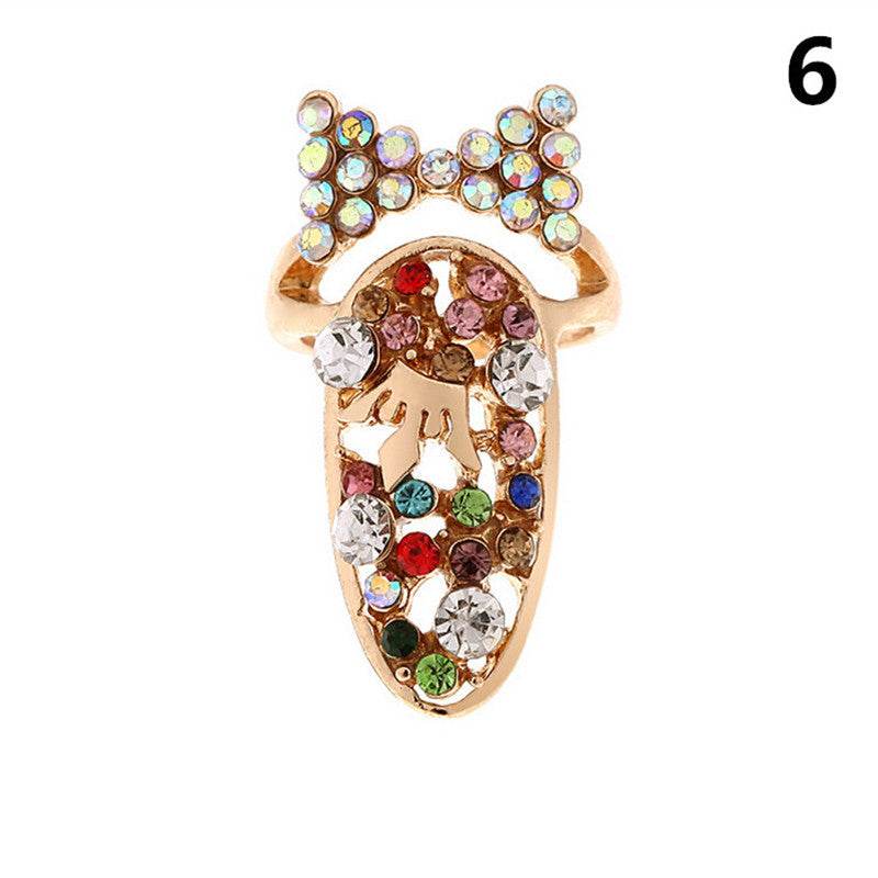 Diamond Nail Jewelry – Elegant Nail Decoration in Alloy/Silver/Gold - Pasha