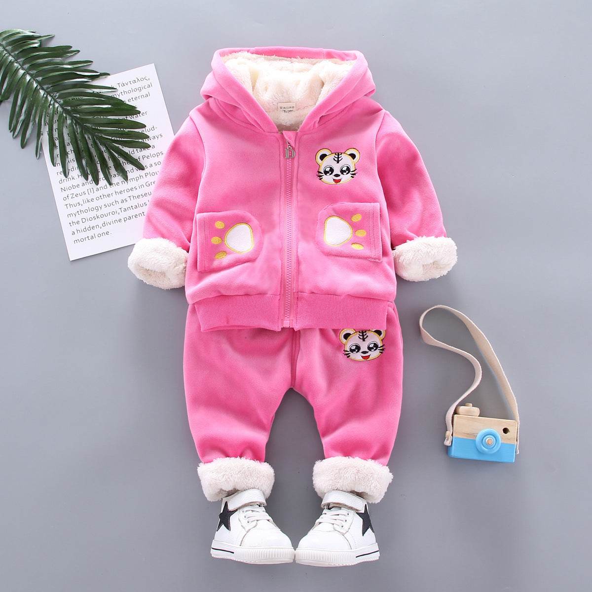 Golden mink plush winter clothing - Pasha