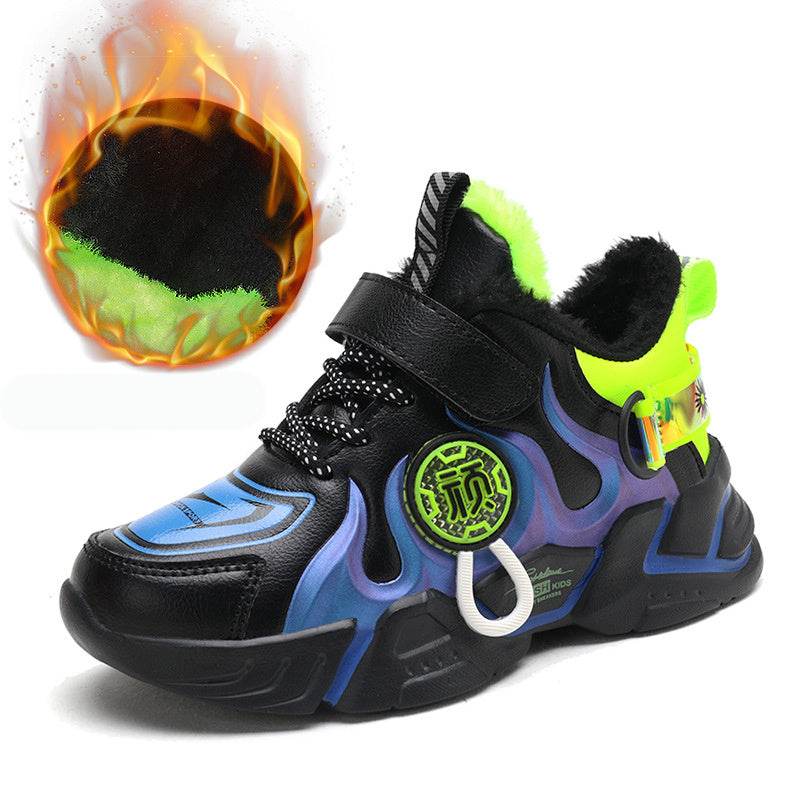 Cool Kids' Sports Shoes – Stylish & Comfortable Faux Leather Sneakers for Active Children - Pasha