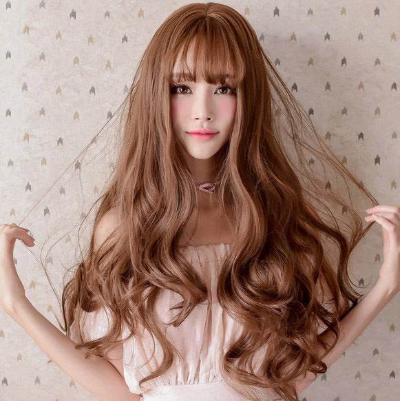 Heat-Resistant Korean Style Wig – Big Waves & Natural Look - Pasha
