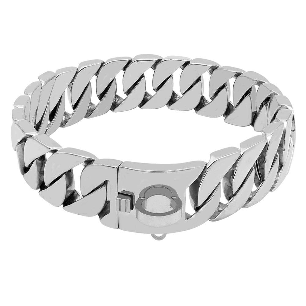 Stainless Steel Dog Chain – Durable Dog Collar in Various Sizes - Pasha
