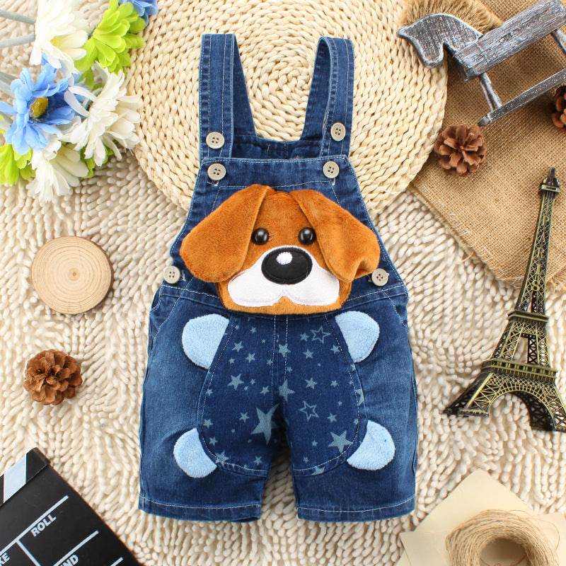Stylish Summer Denim Overalls for Toddlers – Comfortable & Durable, Perfect for Boys & Girls (Ages 1-3) - Pasha