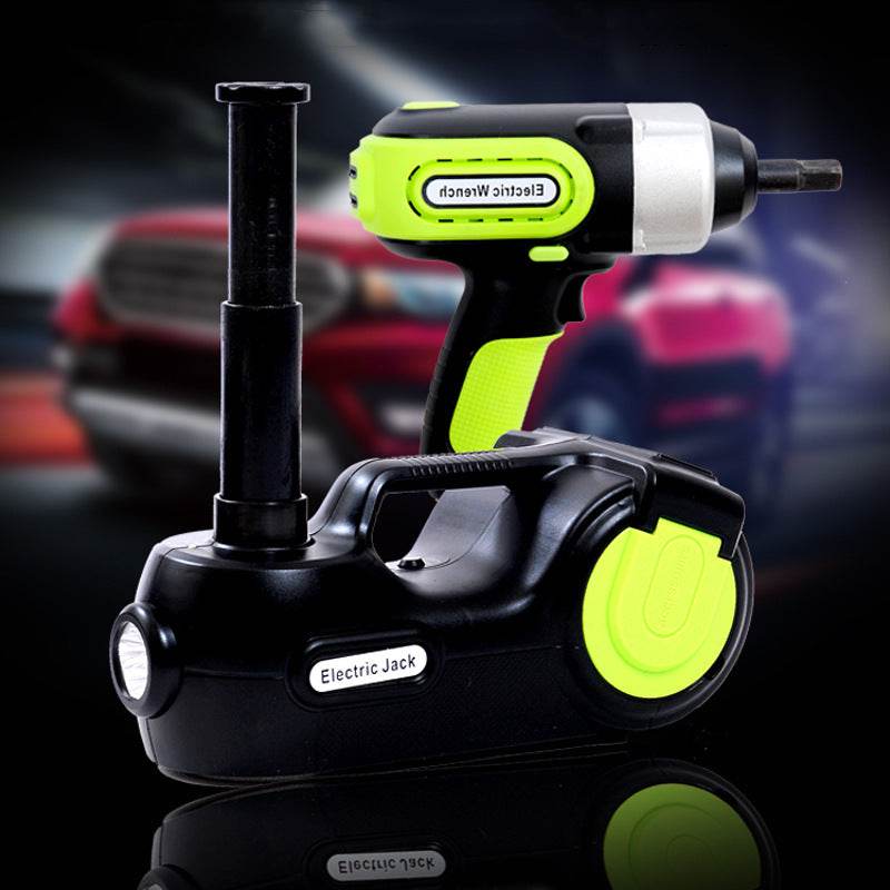 Electric Hydraulic Car Jack 12V – 5T Tire Change Set with Digital Display & Inflation Function - Pasha