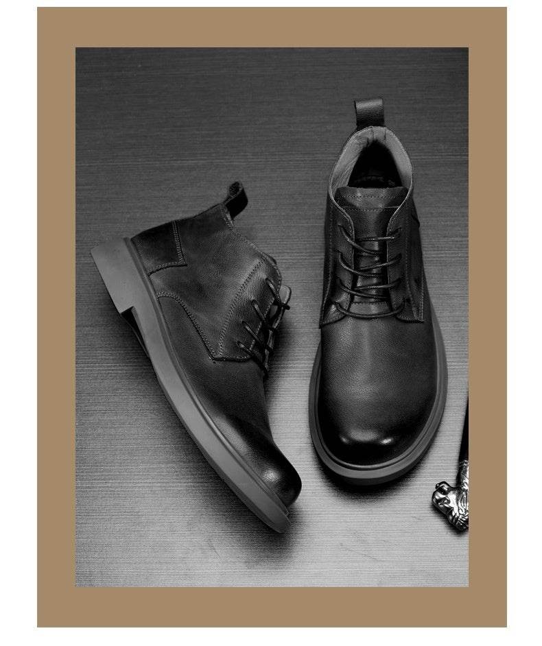 Men's Full Grain Leather Boots – Durable & Stylish - Pasha