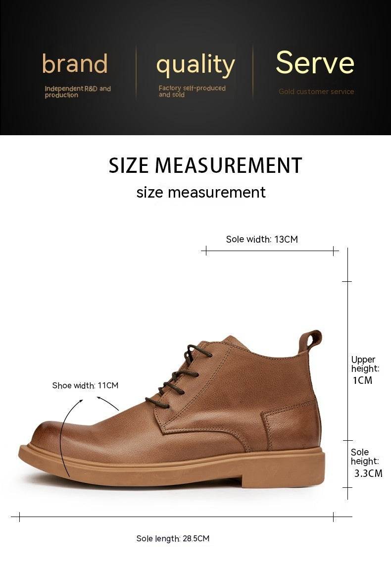 Men's Full Grain Leather Boots – Durable & Stylish - Pasha