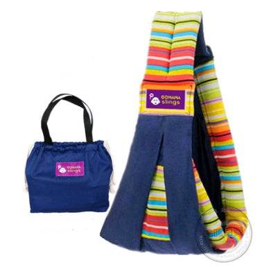 Breathable Cotton Baby Sling Carrier – Ergonomic One-Shoulder Design for Active Parents - Pasha