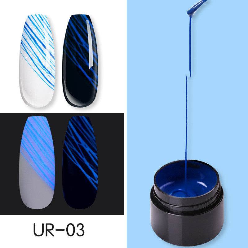 Luminous Nail Art Spider Nail Gel UV Nail Polish – Creative Nail Art - Pasha